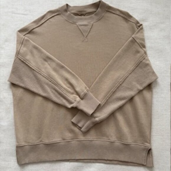 NWT aerie Big Chill Crew Oversized Sweatshirt - Small - Picture 5 of 10